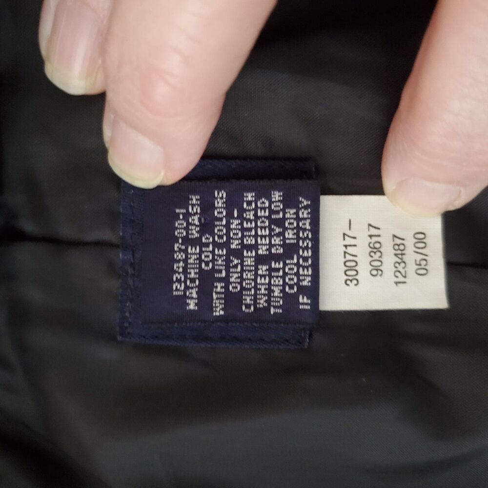 Gap Black Snap Button Collared Jacket Pockets Siz… - image 7